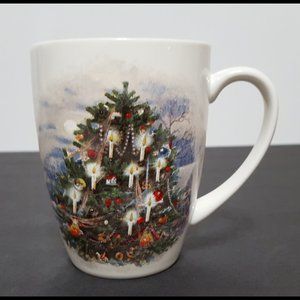 NEW Pottery Barn Nostalgic Christmas Tree Mug 13.5 OZ Stoneware